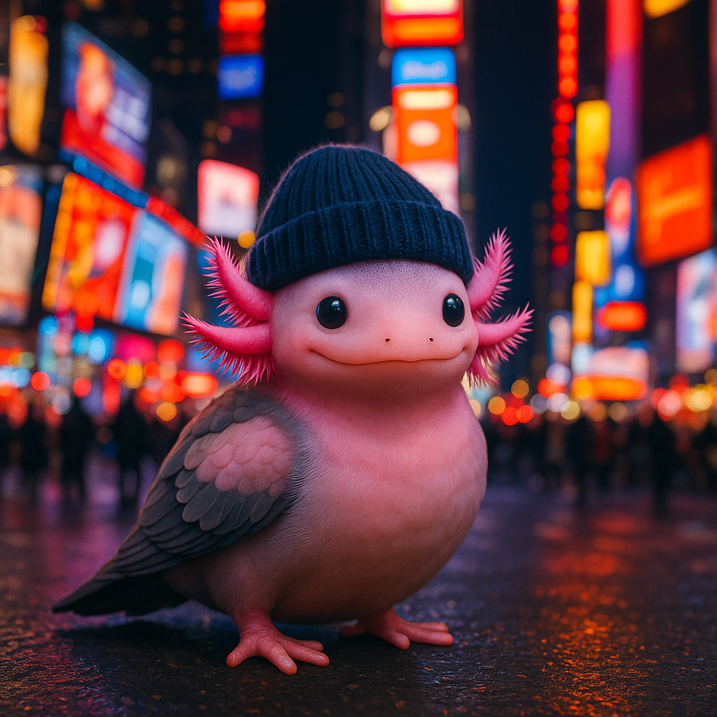 PIGEOTL poster with PGTL ticker